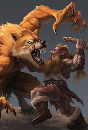 Desert Dwarf vs Ravenous - Auroboros: Coils of the Serpent